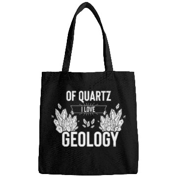 Discover Novelty Of Quartz Geology Mineral Collector Pun Bags