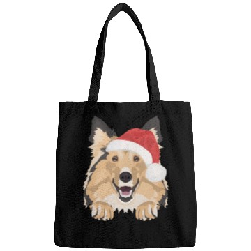 Discover Shetland Sheepdog Merry Christmas Bags