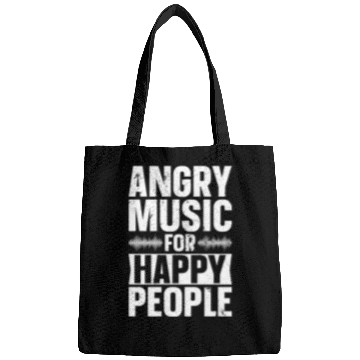 Discover Angry Music For Happy People Bags