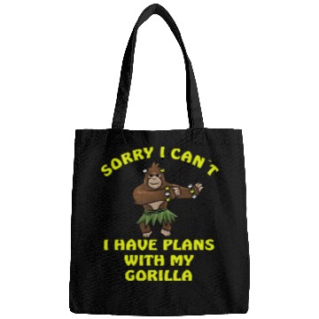 Discover Sorry I Can't Gorilla Monkey Jungle Bags