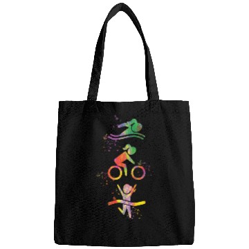 Discover Watercolor Womens Triathlon Bags