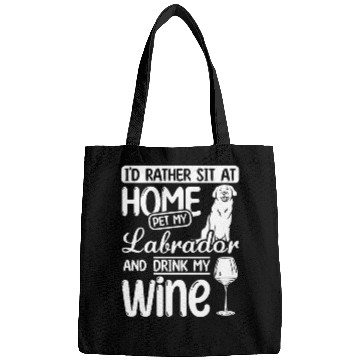 Discover Wine and Labrador Bags