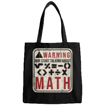 Discover Funny Mathematician Humor Math Teacher Bags