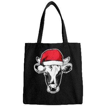 Discover Christmas Animals Cattle Xmas Farmer Bags