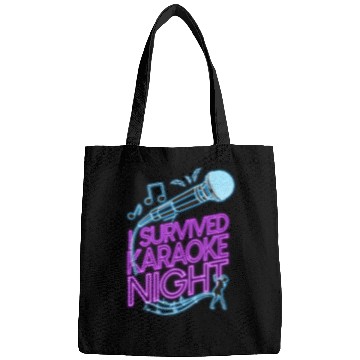 Discover Karaoke Singer 80s Retro I Bags