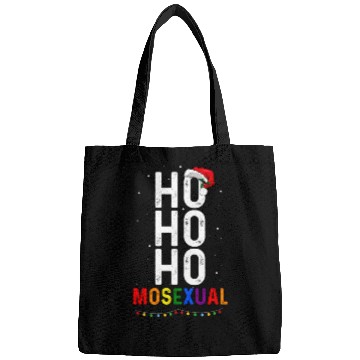 Discover Ho Ho Ho Mosexual Gay Santa LGBT Pun Gay Christmas Bags