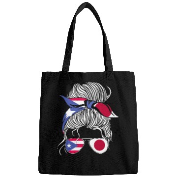 Discover Puerto Rico Flag Japan Grown Women Girl Country Bags