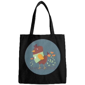 Discover Kawaii cute chicken for farmers own farm animals Bags
