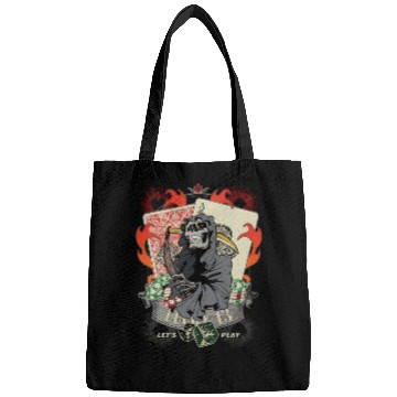 Discover Let us play Poker Lucky 13 Skull gift Bags