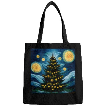 Discover Van Gogh Design Christmas Tree Bags
