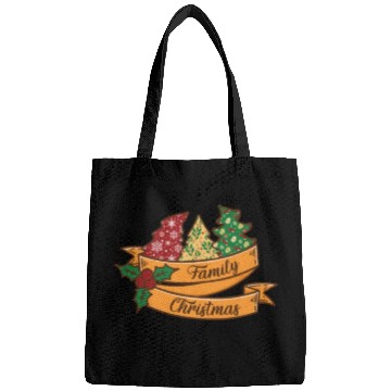 Discover Xmas Family Christmas Mistletoe Fir Tree Bags