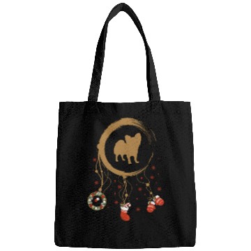 Discover dog dreamcatcher Christmas Papillon Bags