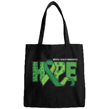 Discover Hope Green Mental Health Awareness Bags