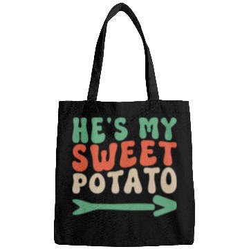 Discover Groovy He's My Sweet Potato Couple's Matching Bags