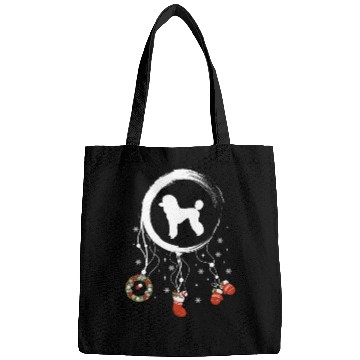 Discover dog dreamcatcher Christmas Poodle Bags