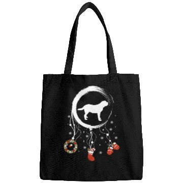 Discover dog dreamcatcher Christmas Saint Bernard Bags