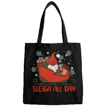 Discover Xmas Christmas Sleigh All Day Gnome Bags