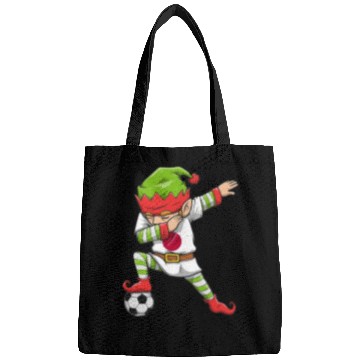 Discover Soccer Boy Dabbing Elf Squad Christmas Jersey Bags