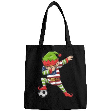 Discover Soccer Boy Dabbing Elf Squad Christmas Jersey Bags