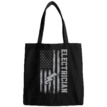 Discover American Electrician Outfit USA Flag Bags