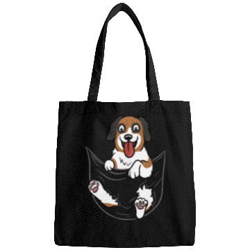 Discover Saint Bernard Pocket Graphic Bags