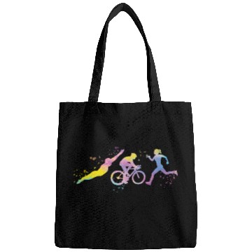 Discover Watercolor Womens Triathlon Bags