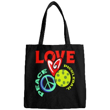 Discover I Love Pickleball Funny Pickle Ball Player Bags