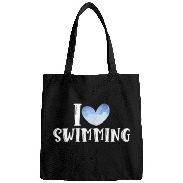 Discover I Love Swimming Swimmer Swim Bags