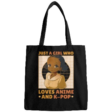 Discover just a Girl Who Loves Anime and K-POP Black Girl Bags