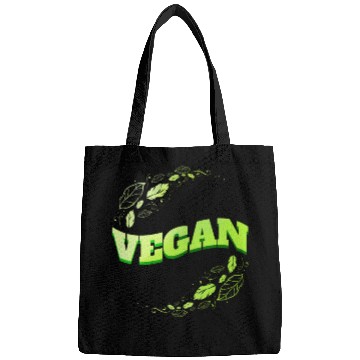 Discover Green Leaves Logo - Go Vegan Bags