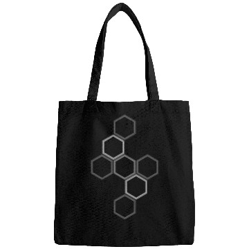 Discover Geometric Love Design Hexagon Pattern 03 Bags