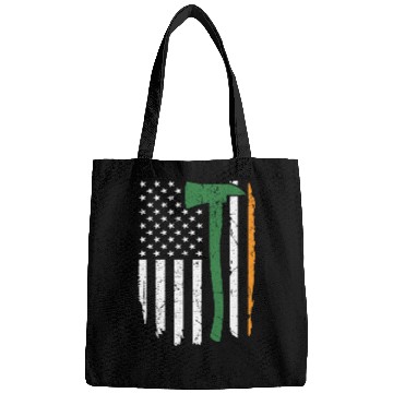 Discover Irish Firefighter American Flag Ireland Bags