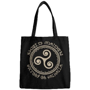 Discover Shield Maiden Victory Or Valhalla Viking Triskel Bags