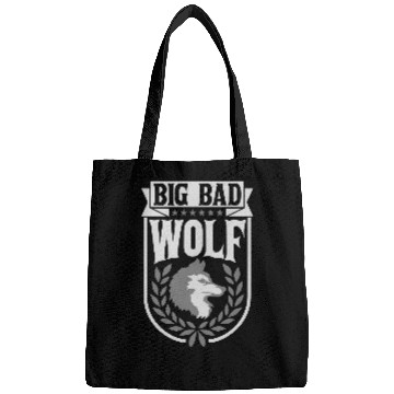 Discover big bad wolf quote Bags