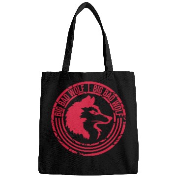 Discover big bad wolf quote Bags