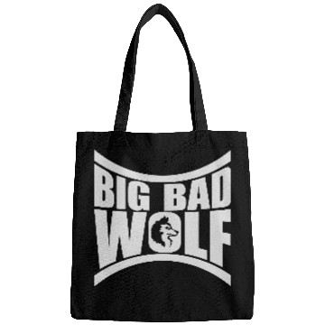 Discover big bad wolf quote Bags