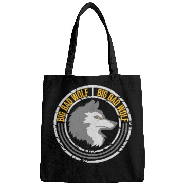 Discover big bad wolf quote Bags