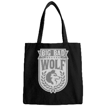 Discover big bad wolf quote Bags