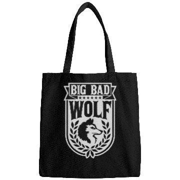 Discover big bad wolf quote Bags