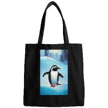 Discover Penguin on ice Bags