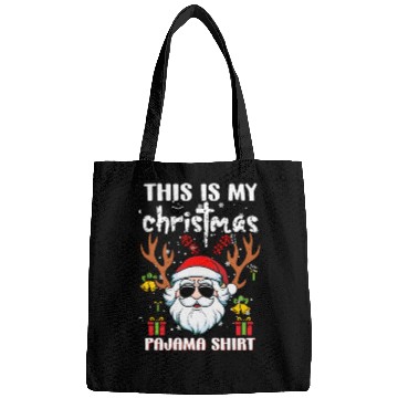 Discover This Is My Christmas Pajama Bags