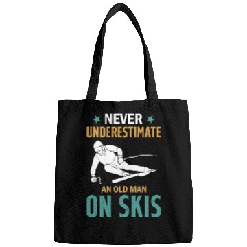 Discover Ski Winter Skiing - Never Underestimate An Old Man Bags