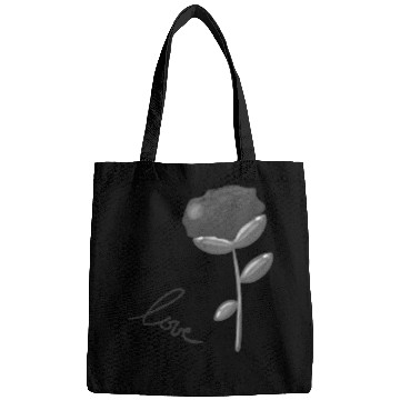 Discover gray flower symbol nature Bags