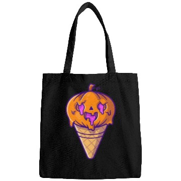 Discover Ice cream pumpkin halloween it snow Bags
