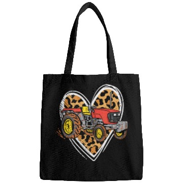 Discover Tractors Love Harvester Driver Farmer Farm Leopard Bags