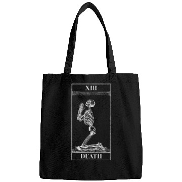 Discover Vintage Death Tarot Card Bags