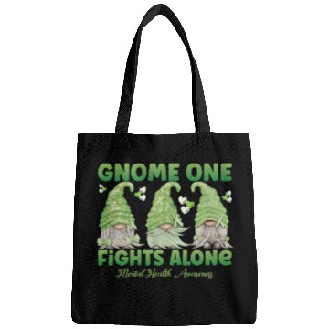 Discover Gnome One Fights Alone Mental Health Bags