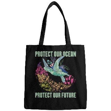 Discover Marine Biology Protect Our Ocean Loves Marine Life Bags