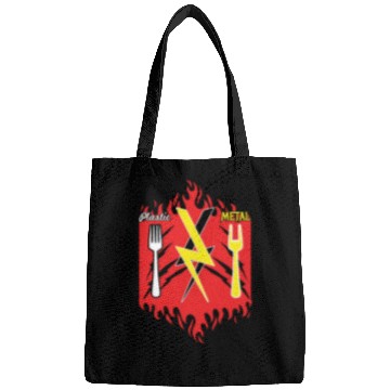 Discover Rock Sign Fork Metal Kid Music Lover Rocker Bags
