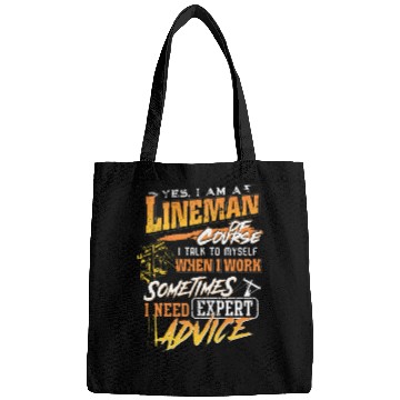 Discover Lineman Gift for Lineman Father on Father Day Bags